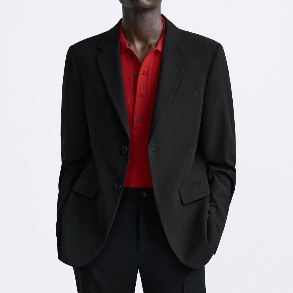 Zara Man Slim Fit Suit Jacket
